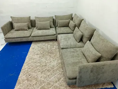 Ikea Soderhamn grey corner sofa
