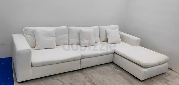 Marina Homes feather 🪶 filled lshape sofa