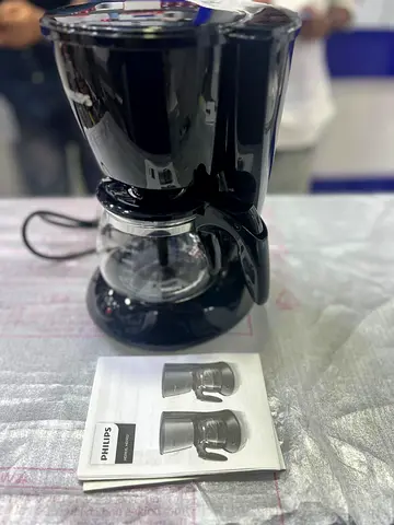 PHILIPS Drip Coffee Maker HD7432, 0.6 L, Black, Medium