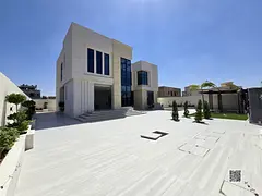 Own your dream villa, two floors and a roof, in the Al Yasmin area, next to Al Hamidiya Park, direct