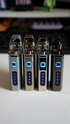USB Rechargeable Triple Torch Flame Butane Lighter with Battery Indicator