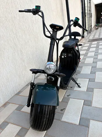 Fat wheel electric scooter