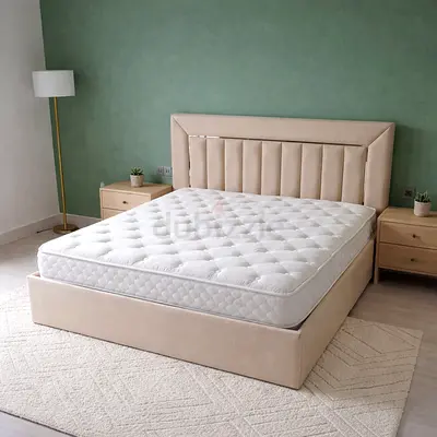 Stylish Brand New Queen size bed nd medical mattress double bed family bed Queen bed storage