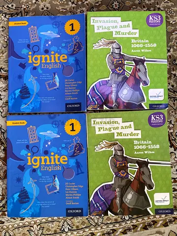 english,history textbooks