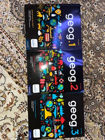 geography books 1,2,3