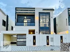 Modern villa for sale | Ajman | Al Bahia | 5 main bedrooms, majlis, 2 halls, maid's room | Freeh
