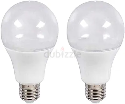Energy Efficient LED 9w warmwhite Light Bulbs - Set of 2