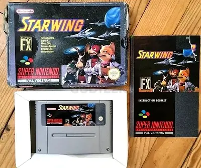 Snes Super Nintendo Starwing Pal Video Game