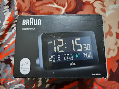 Braun BC10B Digital Alarm Clock
