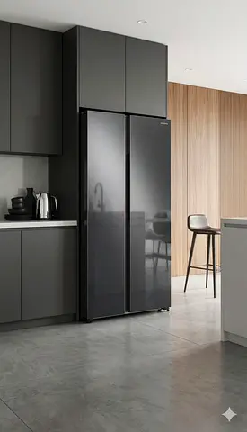 Samsung Side By Side Refrigerator 680 Litres model  RS62R5001B4 by bnm