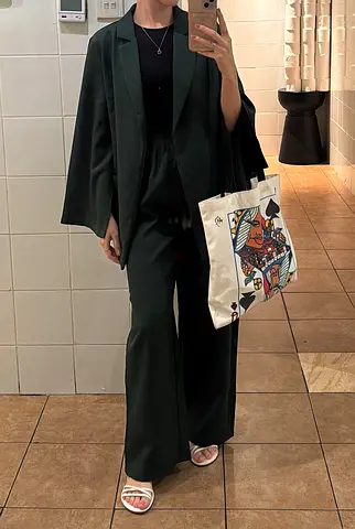 Elegant solid two peace kimono set for woman