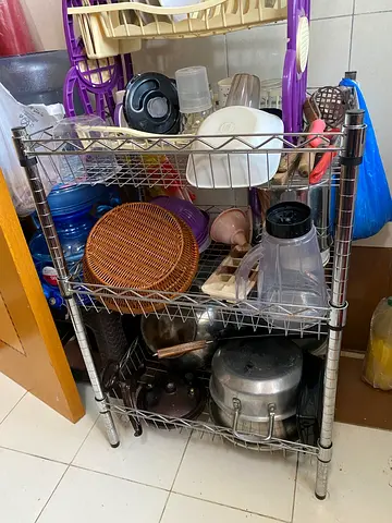 Clothing Stands And Kitchen Stand In Very Good Condition