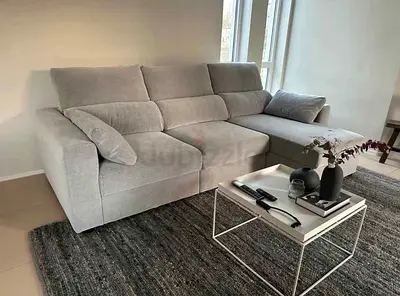 IKEA Esklstuna L Shape Sofa Gray Good Condition