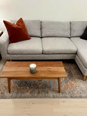 Eddy West __Elm L shape sofa