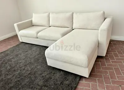 Ikea vimle L-Shaped three seater pull out sofa bed with mattress