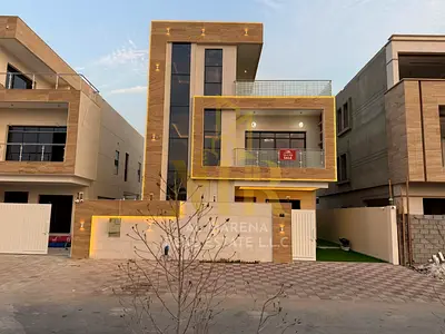 فيلا فاخرة للبيع في الياسمين- تصميم أنيق يضم6غرف نوم واسعة وتشطيبات فائقة الفخامة في موقع هادئ واستراتيجي في عجمان 🏡✨