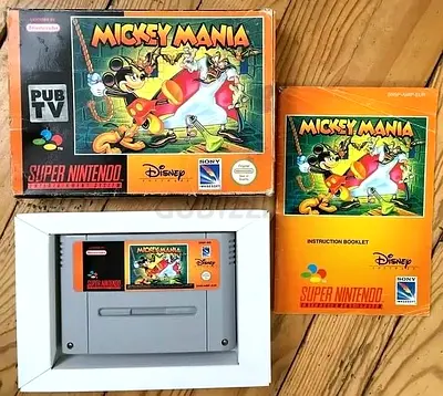 Mickey Mania (Disney) (Super Nintendo/SNES) PAL Game Boxed  Complete