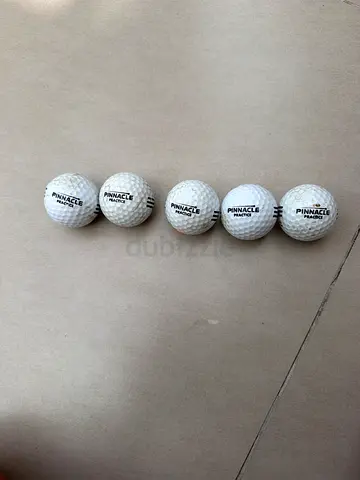 5 practice golf balls