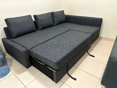 Durable and long-lasting sofa bed with solid frame and quality finishing.