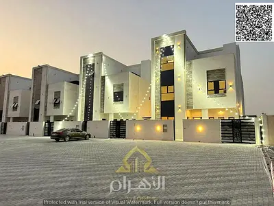 فرصة سكنية واستثمارية | تملك فيلا فاخرة بالحليو 2 عجمان | 6 غرف ماستر وروف | 4200قدم