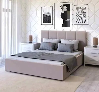 Elegant Modern Brand new Queen size bed with medical mattress good Quality  Queen bed