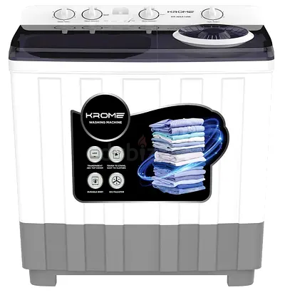 🧺 KROME 15KG Twin Tub Washing Machine 🧺