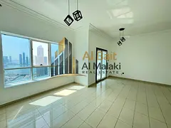 Two master-bedroom apartment with a living room for rent in Sharjah – Balcony with open view, priv