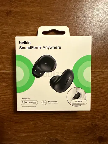 Belkin SoundForm Anywhere - Brand new sealed wireless earbuds (Black)