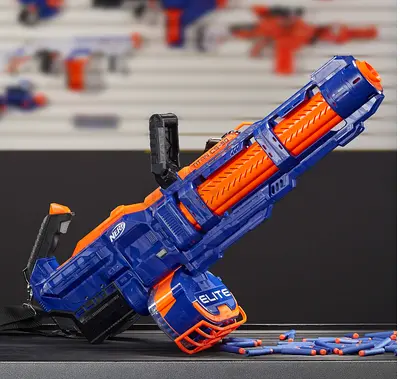 Nerf Elite Titan CS-50 Fully Motorized, 50-Dart Drum,