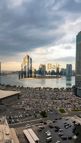 two bedrooms and salon , open sea view , for rent in al taawun sharjah