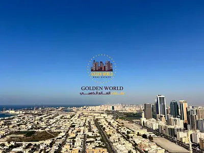 English: 2 Master Bedrooms Apartment with Balcony, Sea View & Maid Room for Rent