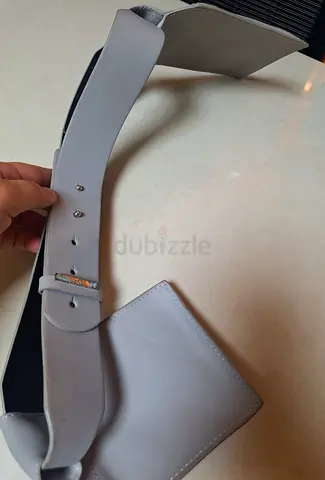 Authentic DVF leather belt with pockets