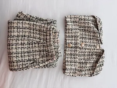 Stylish Womens Suit Set Tweed