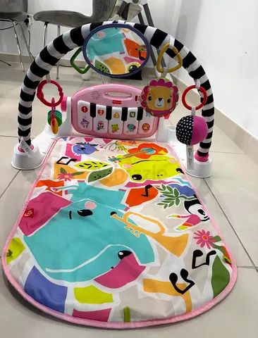 Colorful Baby Play Gym with Interactive Features