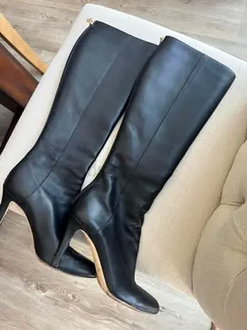 BARGAIN Jimmy Choo black leather boots size 37