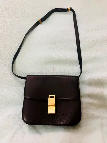 Rare Phoebe Philo Era - CELINE Medium Classic Box Bag in Black