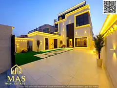 🏡 Luxury Villa for Sale in Al Rawda – Ajman | Second Plot from Sheikh Ammar Street | Central AC