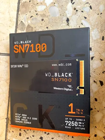 WD Black SN7100 1TB SSD - Fast Storage Upgrade