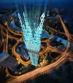 Corner 1BR Apartment in Binghatti Apex 905 Sq.ft Community View Main Road Prime Location in Jumeirah