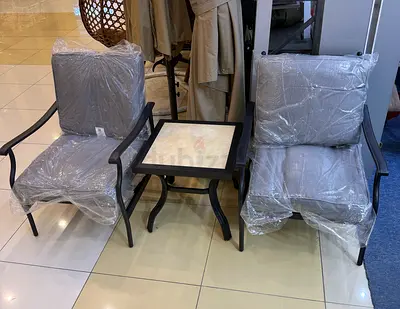 Stylish Outdoor Seating Set with Table