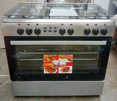“Nikai 80x90 Gas Range – 5 Burners + Oven | Almost New!”