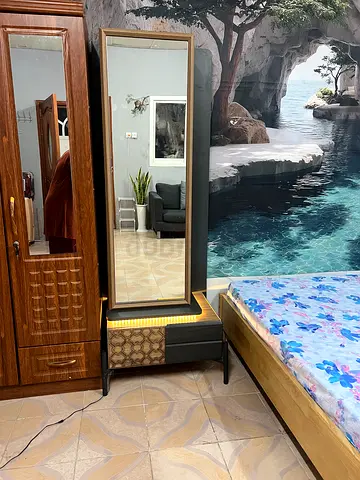 Premium Dressing Table with Mirror  LED Light