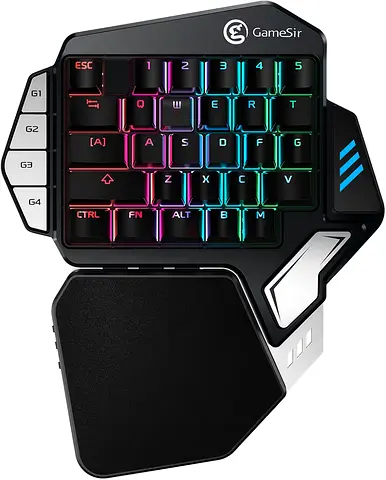 GameSir Mechanical Gaming Keyboard Z1 for PC/Mobile Phone, One-Handed Gaming Keypad with Macro Keys