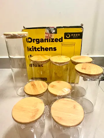 Set of Glass Food Storage Containers