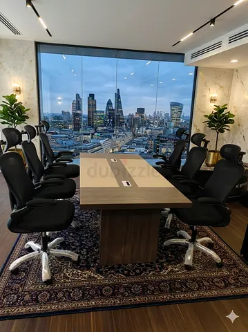 Modern Conference Table With 6 Chairs