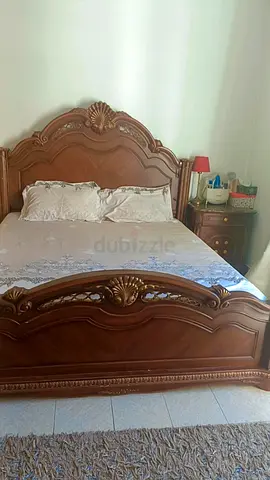 King Size Bed with FREE side table and mattress