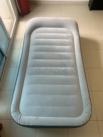2 x Single Inflatable Air Mattress (Velvet Top)