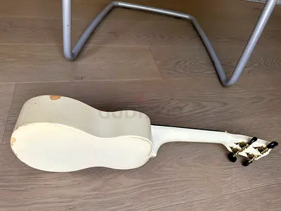 White ukulele