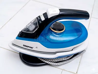 Geepas Steam Iron for Effortless Wrinkle Removal