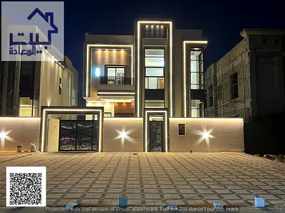 للبيع فيلا في منطقة الزاهية  تصميم عصري وتشطيب شخصي مميز تملك حر لي جميع الجنسيات